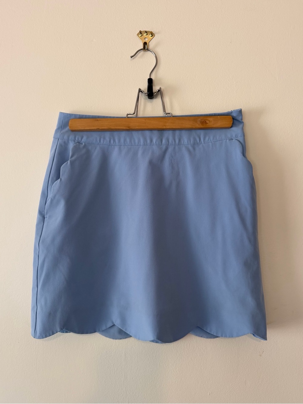 Vineyard Vines $118 Light Blue Scallop Hem Skort Skirt - 00